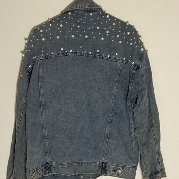 Forever 21 Blue Studded Jean Jacket - Picture 4 of 4